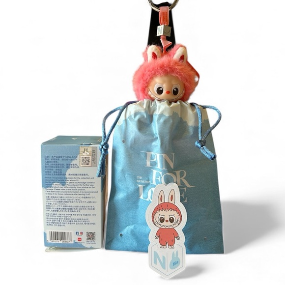 Pop Mart Labubu Pin for Love, Letter N - Picture 3 of 3